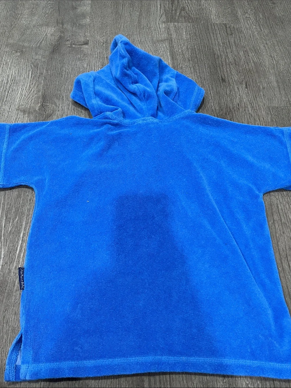 JoJo Maman Bebe Blue Shark Hooded Swim Poncho